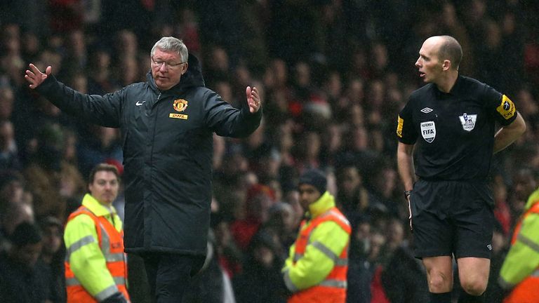 Sir Alex Ferguson was unhappy about Newcastle's second goal