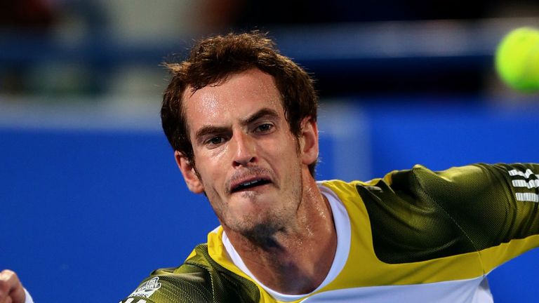 Andy Murray felt the heat in Abu Dhabi