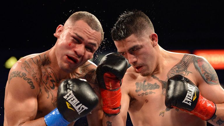 Brandon Rios (R) beat Mike Alvarado in Sky Sports' FOTY. Count on a re-match in 2013