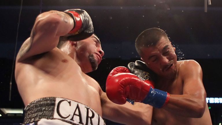 Carlos Molina (L): Looking to take advantage of his opportunity against Amir Khan