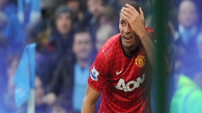 Rio Ferdinand: Manchester United defender was struck by a coin thrown from the crowd