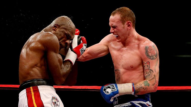 George Groves hammered Glen Johnson but could not get him out
