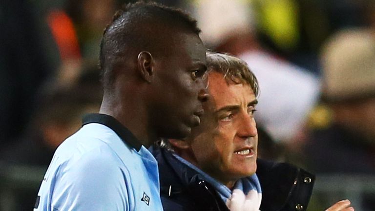 Mario Balotelli: Has been told to clean up his act by manager Mancini