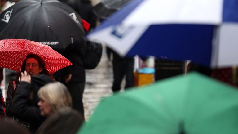 The rain is causing havoc across the sporting calendar this weekend