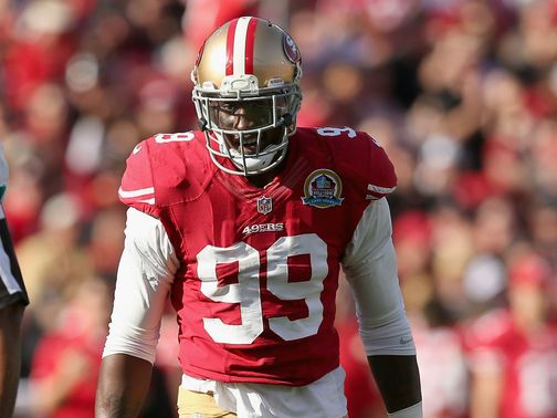 Aldon Smith: Selected as starting outside linebacker for NFC