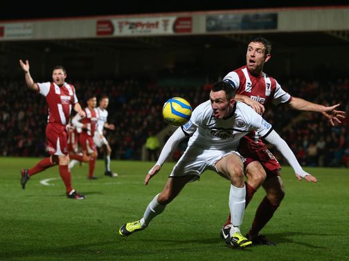 Cheltenham drew 1-1 with Hereford on Monday night.