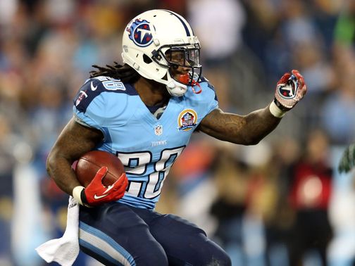 Chris Johnson: Big touchdown run for the Titans