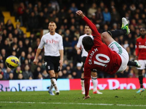 Danny Graham breaks the deadlock