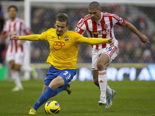 Luke Shaw (l): Saints insist he is not for sale