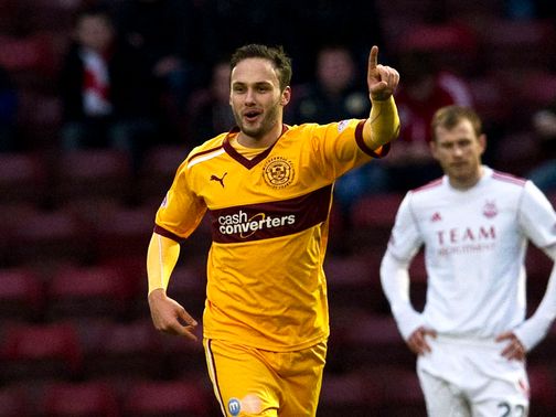 Tom Hateley celebrates his opening goal