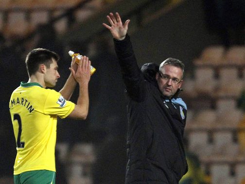 Paul Lambert: Delighted with win at Norwich