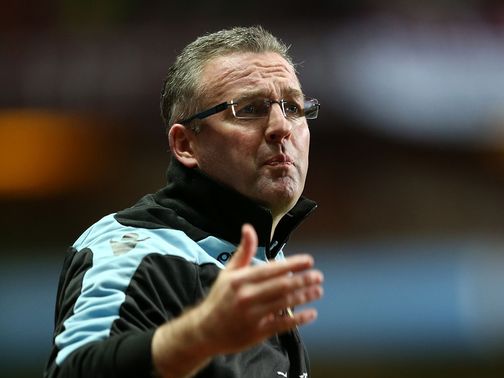 Lambert: Saw his side get thrashed by Spurs