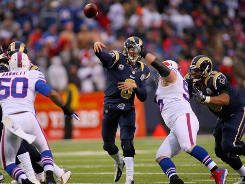 Bradford drove the Rams to a win over Buffalo
