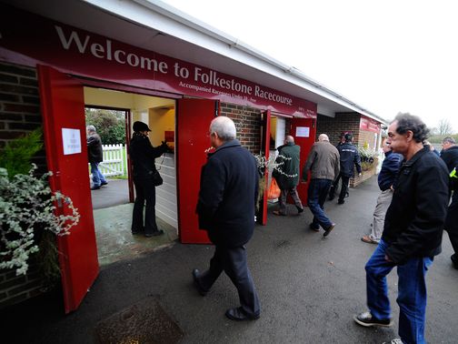 Folkestone: Welcomed racegoers for the final time
