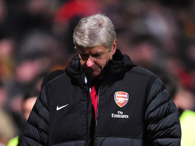 Wenger: Saw his side dumped out on penalties