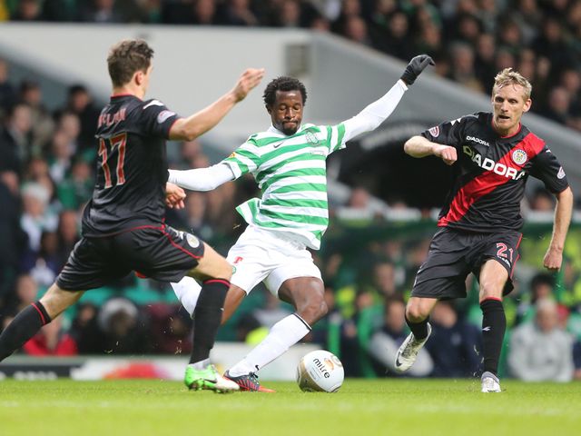 Efe Ambrose in action for Celtic