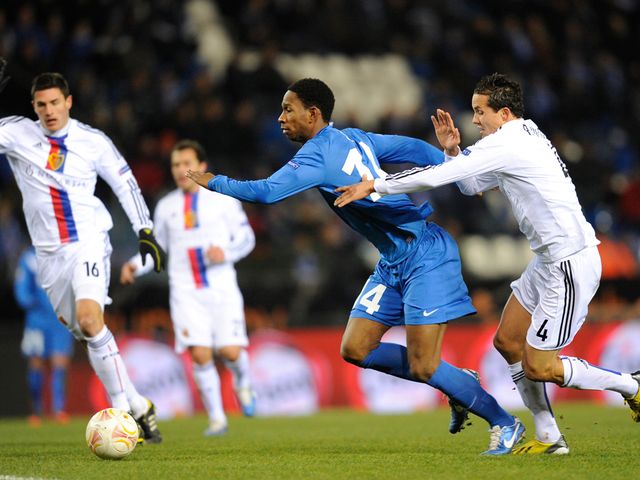 Glynor Plet in action for Genk