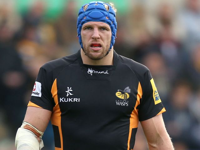 James Haskell: Named on the bench by Wasps