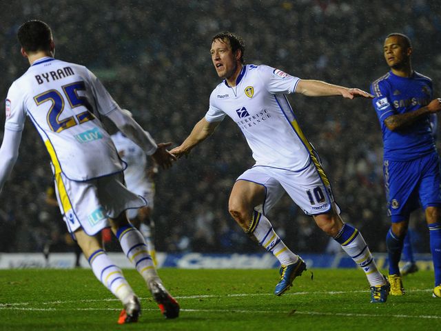 Luciano Becchio scored on his return to the Leeds side