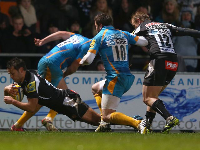Dolman dives over for Exeter