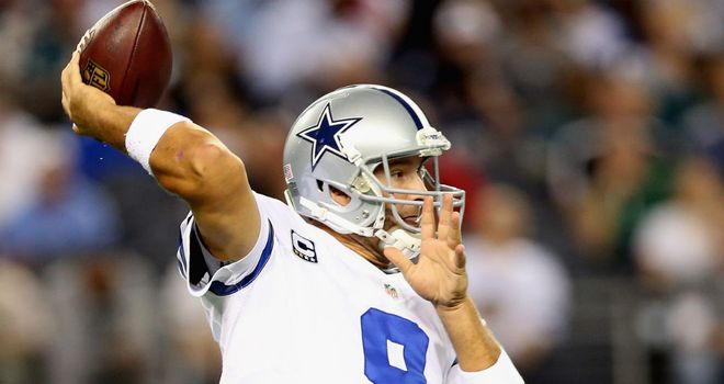 Tony Romo: Broke Troy Aikman's franchise record for touchdown passes