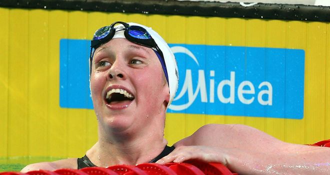 Hannah Miley: GB swimmer was edged into fourth in the 800m freestyle