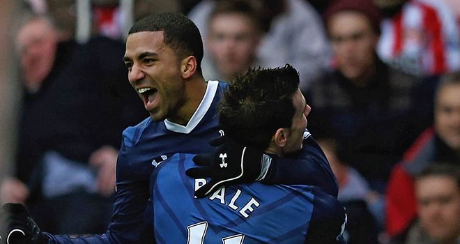 Aaron Lennon: Created seven out of 10 Tottenham chances against Manchester United