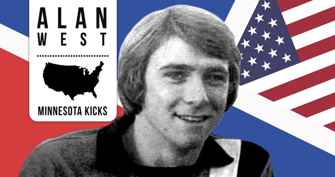 Alan West: The Luton midfielder spent his summers playing in America for the Minnesota Kicks