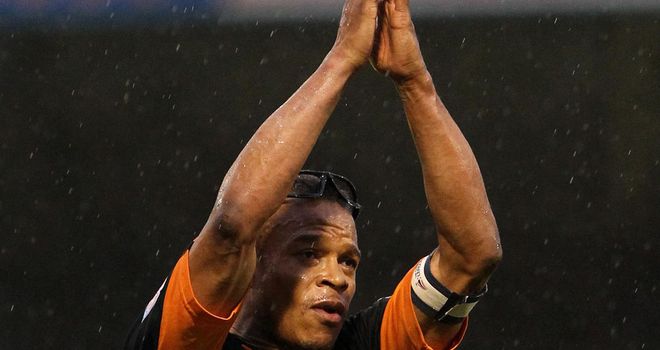 Edgar Davids: Celebrates after Barnet's victory