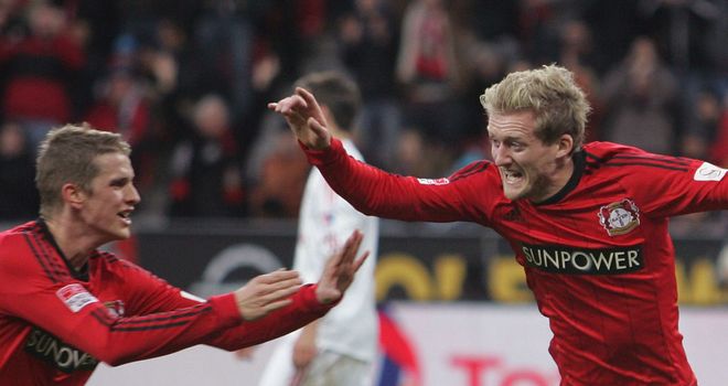Leverkusen had three goals to celebrate