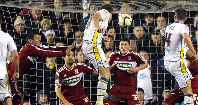 Luciano Becchio: Has scored five times in four games against Middlesbrough