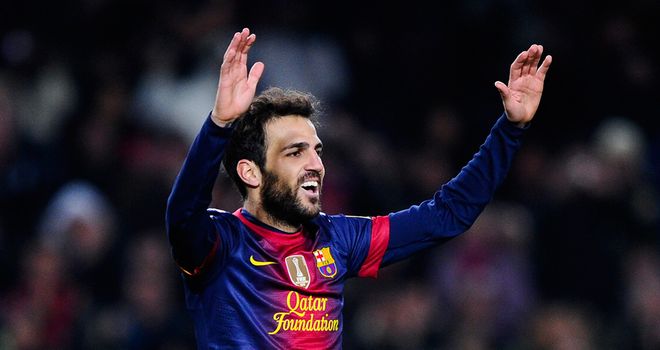 Cesc Fabregas: Happy to stay at Barcelona