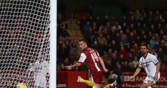Shaun Harrad: On the scoresheet for Town
