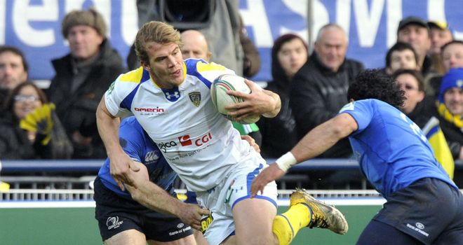 Clermont captain Aurelien Rougerie led a ruthless display at Leinster