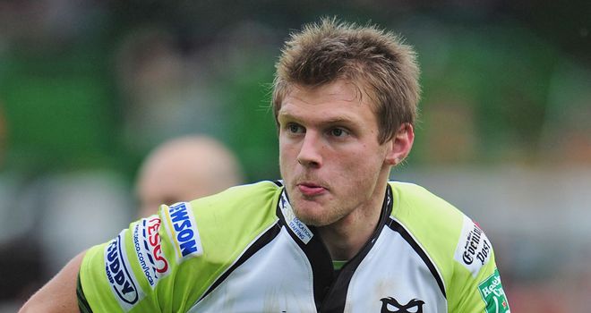 Dan Biggar: backed by the Ospreys to replace Rhys Priestland as Wales' number 10