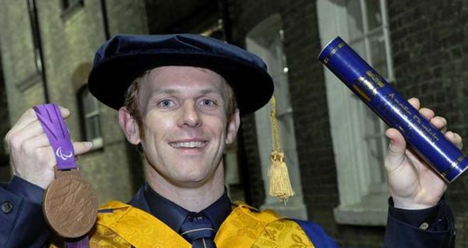 Jody Cundy: With his award and Paralympic medal