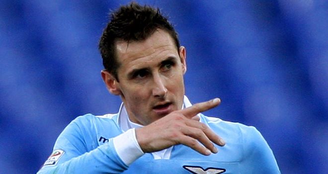 Miroslav Klose: Misses the trip to Germany with Lazio