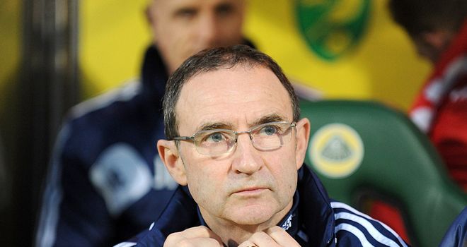O'Neill: the Ulsterman's side lie just outside the relegation places