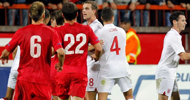 Trouble flared at the England-Serbia U21 game during October