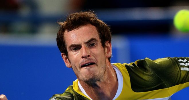 Andy Murray felt the heat in Abu Dhabi