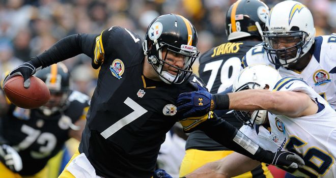 Ben Roethlisberger: endured a tough return to action against the Chargers