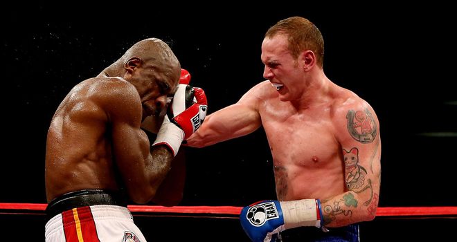 George Groves hammered Glen Johnson but could not get him out