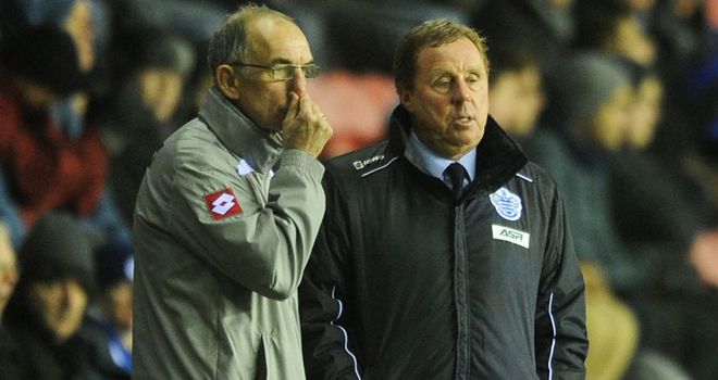 Joe Jordan and Harry Redknapp are trying to guide QPR to safety.