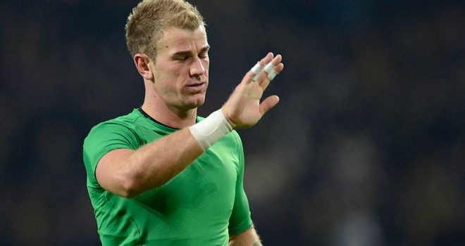 Joe Hart: Goalkeeper has come under fire from Mancini