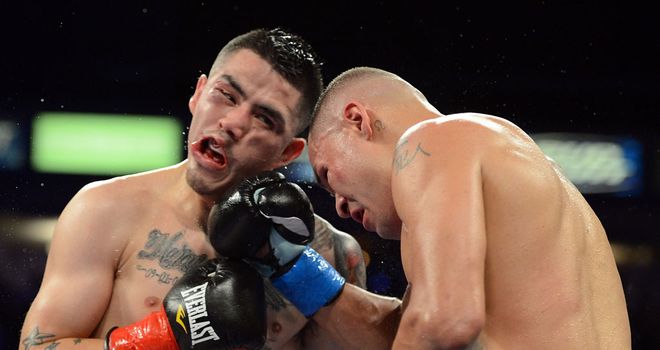 Brandon Rios (L) ready to go to war with Mike Alvarado again