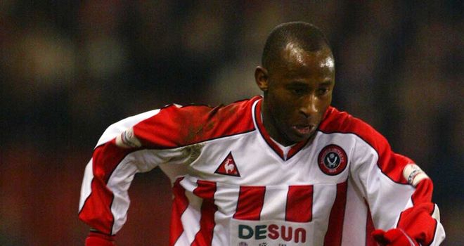 Peter Ndlovu: In action for Sheffield United