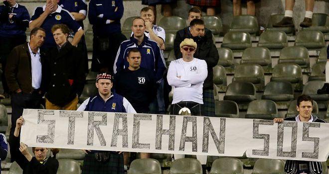 Some Scotland fans vented their anger in October at a World Cup qualifier