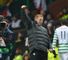 Neil Lennon: Salutes the Celtic supporters after the win over Spartak Moscow
