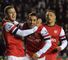 Cazorla: Congratulated by Wilshere and Oxlade-Chamberlain