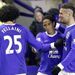 Steven Pienaar is mobbed after netting a late leveller